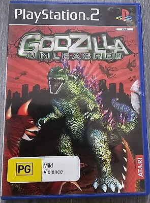 GODZILLA UNLEASHED (Sony PlayStation 2) With Manual VGC.  • $36