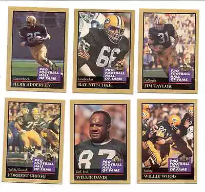 1991 Enor Green Bay Packers Set WILLIE DAVIS RAY NITSCHKE JIM TAYLOR ADDERLEY • $11