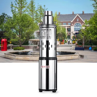 £76 • Buy New 200W Solar Submersible Water Pump Agricultural Irrigation Deep Well Pump 24V