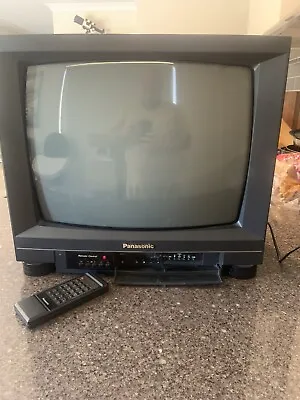 Vintage-80's PANASONIC CRT TV [TC-2001AR] W/Remote. Amazing Condition W/Speakers • $250