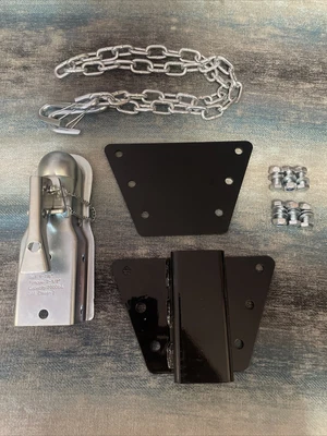 $29.99 • Buy Ultra-Tow Aluminum Trailer 1 7/8” Coupler W/Safety Chain 2000LB (PARTS ONLY)VV15