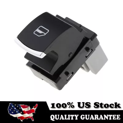 Power Window Switch Button Chrome Passenger LH RH For VW JETTA EOS PASSAT CC • $11.99