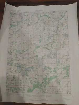 Hartford Michigan Geological Survey Topography Map 1927 US Army R.W. Burchard  • $5