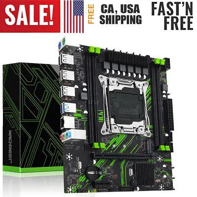 X99 Motherboard LGA 2011-v3 4*DDR4 RAM SATA 3.0 M.2 Slot For Xeon E5 V3 V4 CPU • $64.84