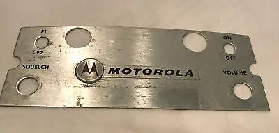 Motorola MOTRAC MOCOM-70 Control Head Escutcheon Nameplate 2 Frequency Item B • $14
