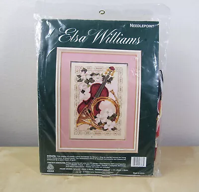 Elsa Williams Needlepoint Kit – Sonata #06368 – 10” X 14” – Sealed Pkg. • $14
