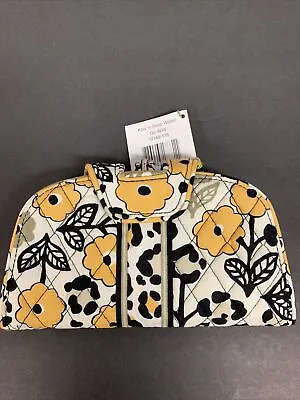 Vera Bradley RARE Go Wild Kiss N Snap Wallet Animal Floral Print NWT Organizer • $69.50