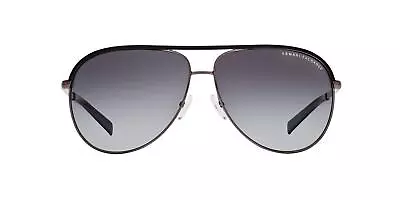 A|X ARMANI EXCHANGE AX2002 Aviator Sunglasses Gunmetal/Grey Gradient • $71.79