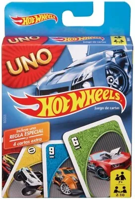 Mattel Games UNO Hot Wheels Graphics Card Game 2-10 Players BGG53 • £8.49