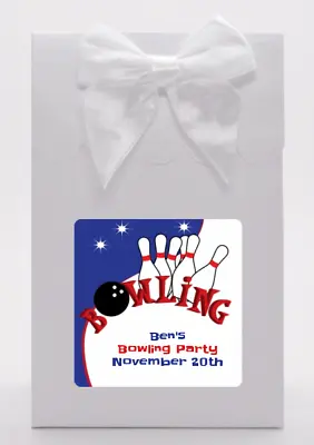 £11.65 • Buy Bowling Boy  - Personalized Birthday Party Goodie Bags - Set Of 12