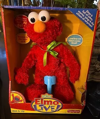 NEW 2008 Elmo Live! Fisher Price Sesame Street (Needs Batteries) Open Box • $100