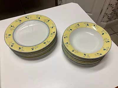 £121.47 • Buy Royal Doulton Blueberry China Dinner Plates & Rim Soup Bowl  