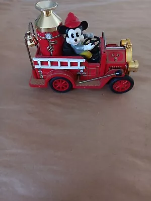 Vintage 10 Little Fire Truck Chief Mickey Mouse 1984 • $24