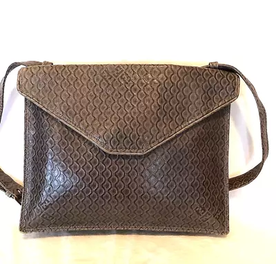 VTG FENDI FF Leather Double- Sided Envelope Clutch/Shoulder Bag. 10x8x3 • $229