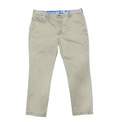 Tommy Bahama Mens Pants 34 Beige On Par IslandZone 5-Pocket Chino Golf 34x30 • $16.99