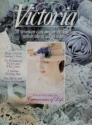 COLLECTING FOR THE CEREMONIES OF LIFE June 1992 VICTORIA Magazine • $7