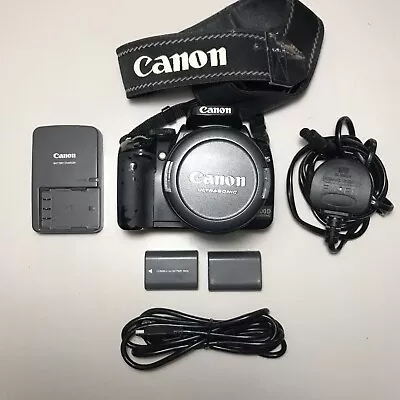 Canon EOS 400D DSLR Camera 10.1MP With 18-55mm II Lens + Charger 2x Batteries • £105