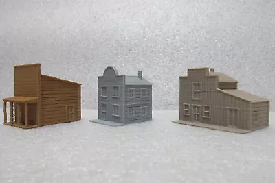 3 N Scale Old West Town Structures - Buildings • $3.89