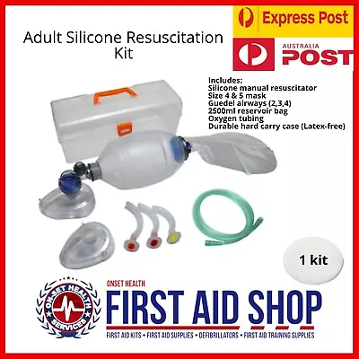 Adult Silicone Resuscitation Kit - First Aid Supplies • $249.95