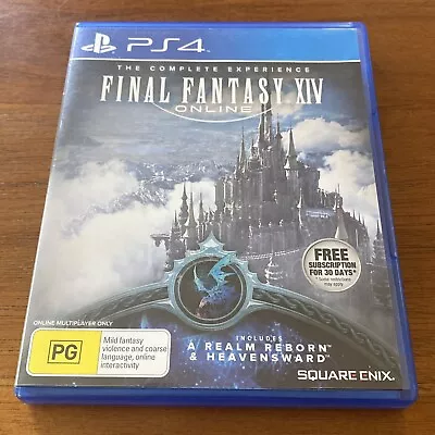 Final Fantasy XIV 14 Online A Realm Reborn PS4 Game Sony PlayStation 4 Free Post • $14