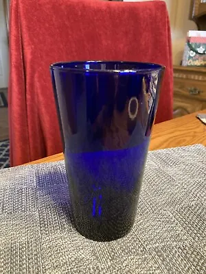12 Oz Vintage Cobalt Blue Beverage Glass - EUC • $6.95