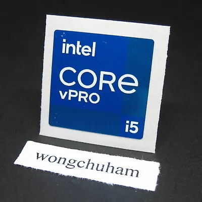 Intel CORE I5 VPRO Sticker 18mm X 18mm 11Gen Version #202211242230  • $2.22