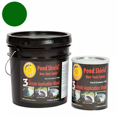 Pond Armor Pond Shield Non-Toxic Epoxy Paint - 3 Gallon FOREST GREEN • $409.95