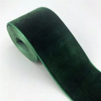 2yards 50mm Velvet Ribbon Bowknot Sewing Fabric Gift Wrapping Wedding Decoration • $8.99