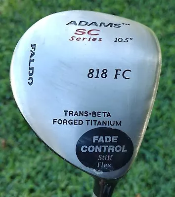 $51.78 • Buy Adams SC Series Faldo 818 FC 10.5° Forged Titanium Driver RH Stiff Flex Graphite
