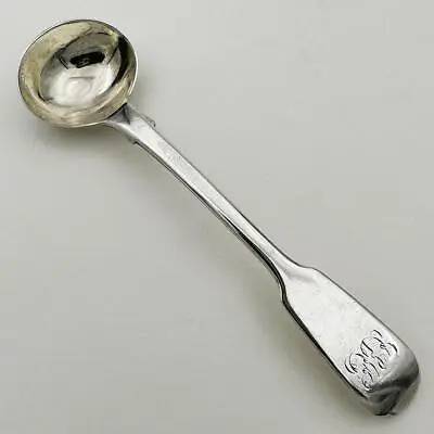 MUSTARD SPOON STERLING SILVER WILLIAM IV London 1833 William Chawner II • £22