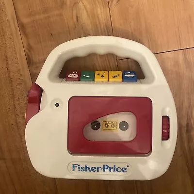 Vintage 1992 Fisher Price Cassette Tape Player/Recorder 3800 Untested AS/IS • $31