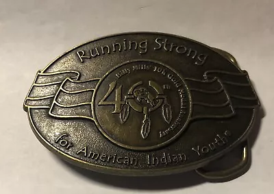 1964 Belt Buckle Billy Mills Olympic Winner American Indian Youth • $19.99