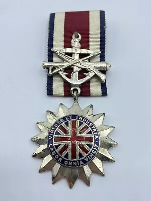 Post WW2 Canadian Corps Of Commissionaires Long Service Named Medal E.S.Hems • £60