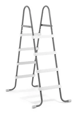 Intex 48inch Steel Frame Above Ground Swimming Pool Ladder **DISTRESSED BOX • $45.99