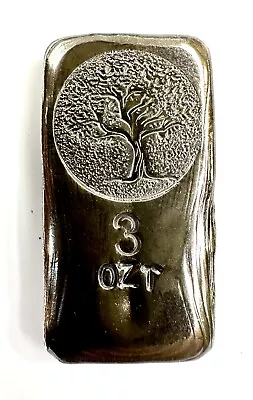 3oz .999 Silver Bar PLB HandPour “Big Stamp” Mintage Of 20 • $112.50
