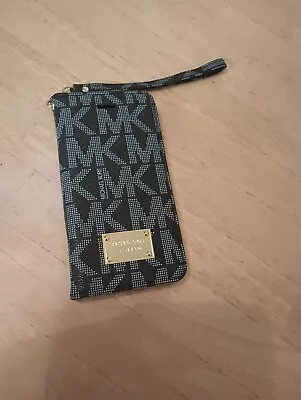 Michael Kors Women's Logo Gray IPhone X Wristlet Cell Phone Case • $35