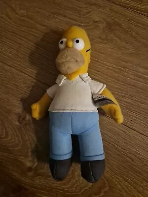 Homer Simpson Plush Figure 2005 10” With Tags The Simpsons • £7