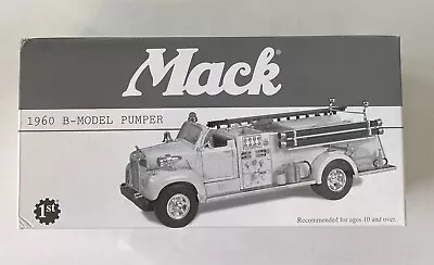 New In Box First Gear 1960 Mack B-Model Fire Pumper Truck 1/34 - No. 19-0017 • $39.99