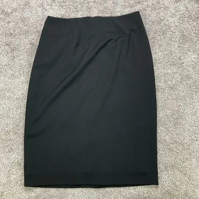 Merona Pencil Skirt Womens Size 2 Career Workwear Zip Up Black • $10