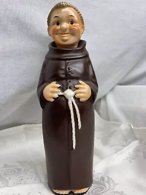 Vintage Monk Decanter V Goebel Western Germany  1956  Figural Friar Tuck 10  • $34.99