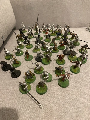 £5 • Buy Lord Of The Rings - Battle Of Helms Deep- Warhammer - Uruk-hai Lot Of 55