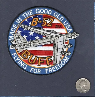 B-52 BUFF STRATOFORTRESS Flying For Freedom USAF Boeing BS SAC Squadron Patch • $10.99