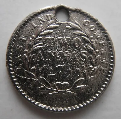 India Silver 2 Annas 1841 Holed • $9.94