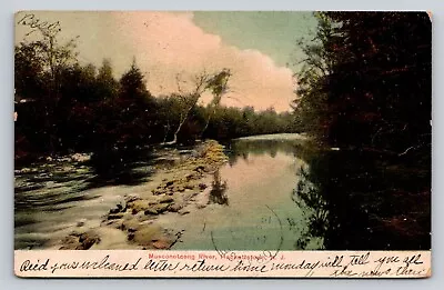 C1905 Musconetcong River Hackettstown New Jersey P763 • $11.99