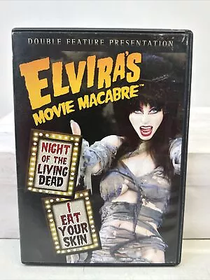 Elviras Movie Macabre Night Of The Living Dead I Eat Your Skin DVD Horror Zombie • $3.99