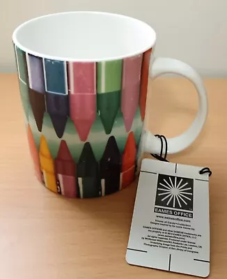 Vintage EAMES OFFICE House Of Cards Bone China Mug - CRAYON - Whitbread Wikinson • £18