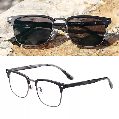 Men's Business Photochromic Grey Reading Glasses Single Vision Sunglass Reader  • $25.95