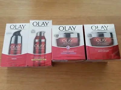 Olay Regenerist Micro Sculpting Anti-aging Moisturiser  Night Serum & UV Cream • $79.95