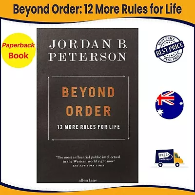 Beyond Order: 12 More Rules For Life By Jordan B. Peterson | Paperback Book NEW • $17.99