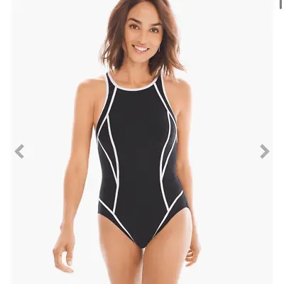 MiracleSuit Line Up One-Piece Swimsuit • $60